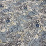New flower print chiffon georgette fabric