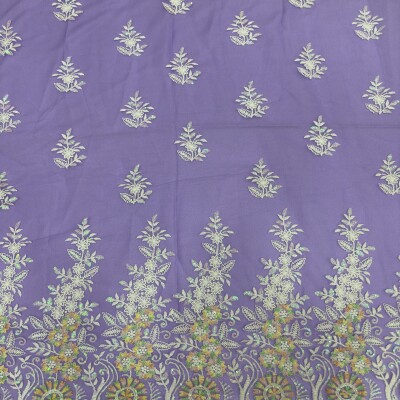 New multicolor threadwork design net fabric