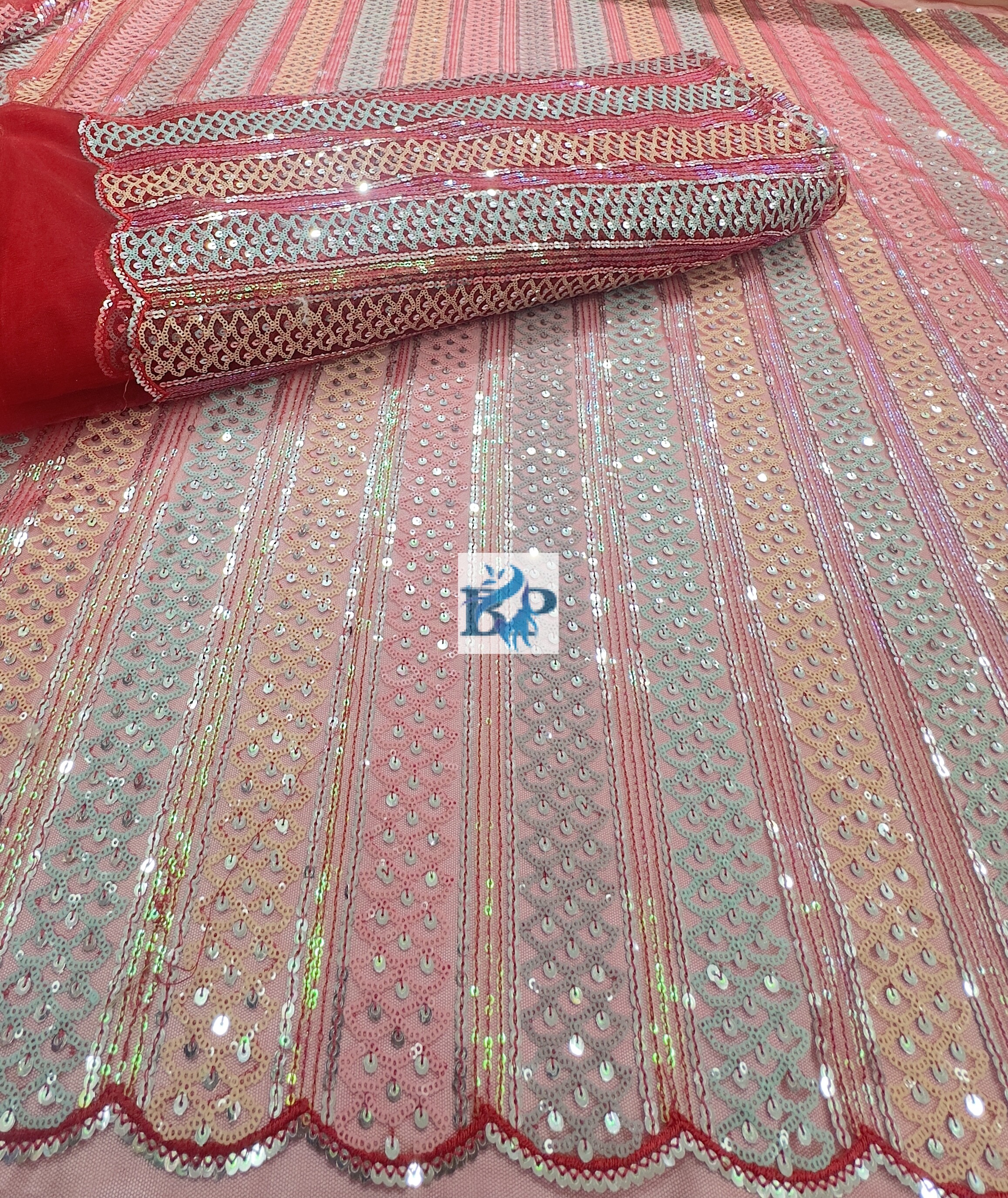 Multicolor sequence fabric