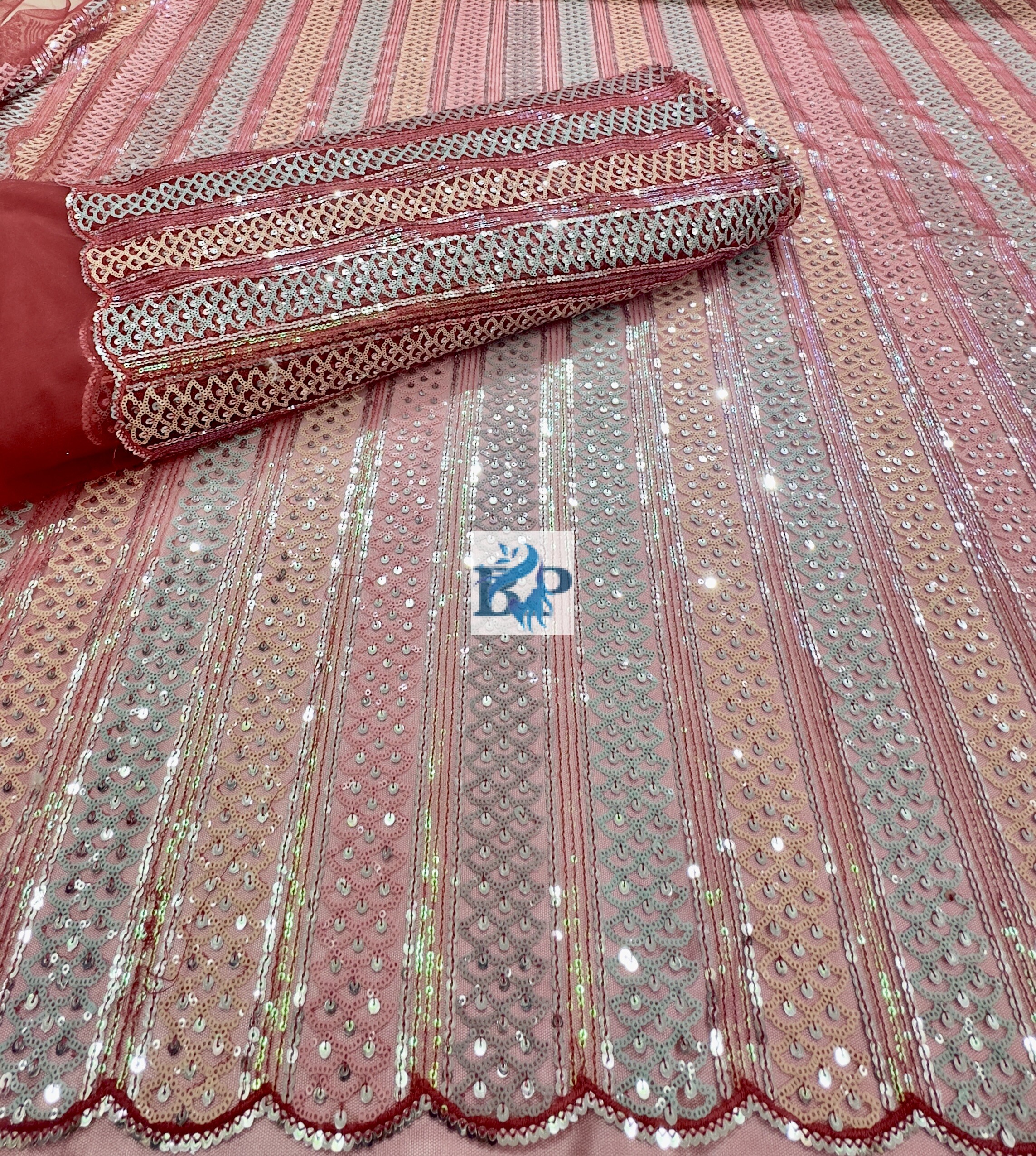 Multicolor sequence fabric