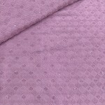 Thread work cotton fabric