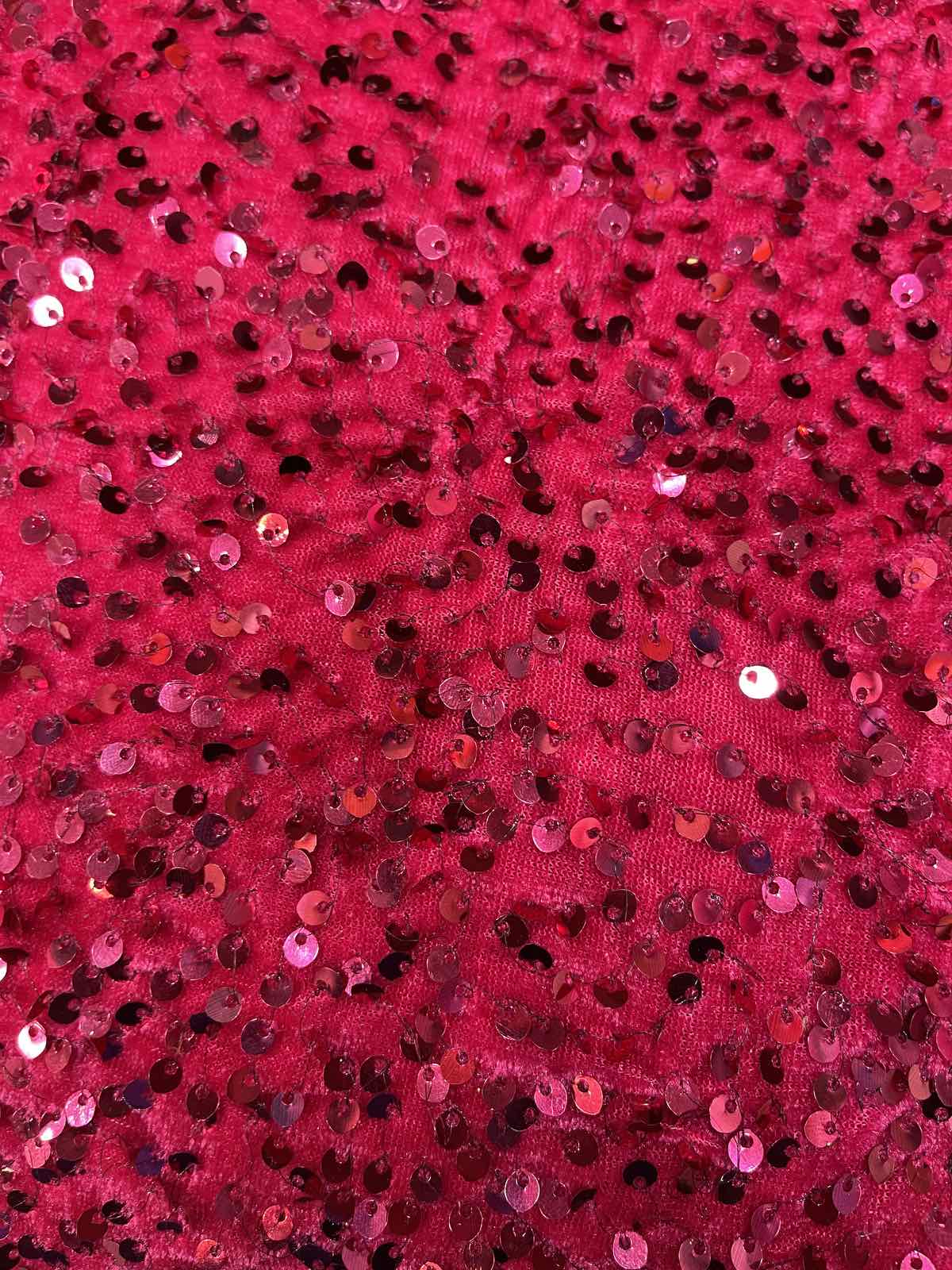 VELVET SEQUNCE FABRIC