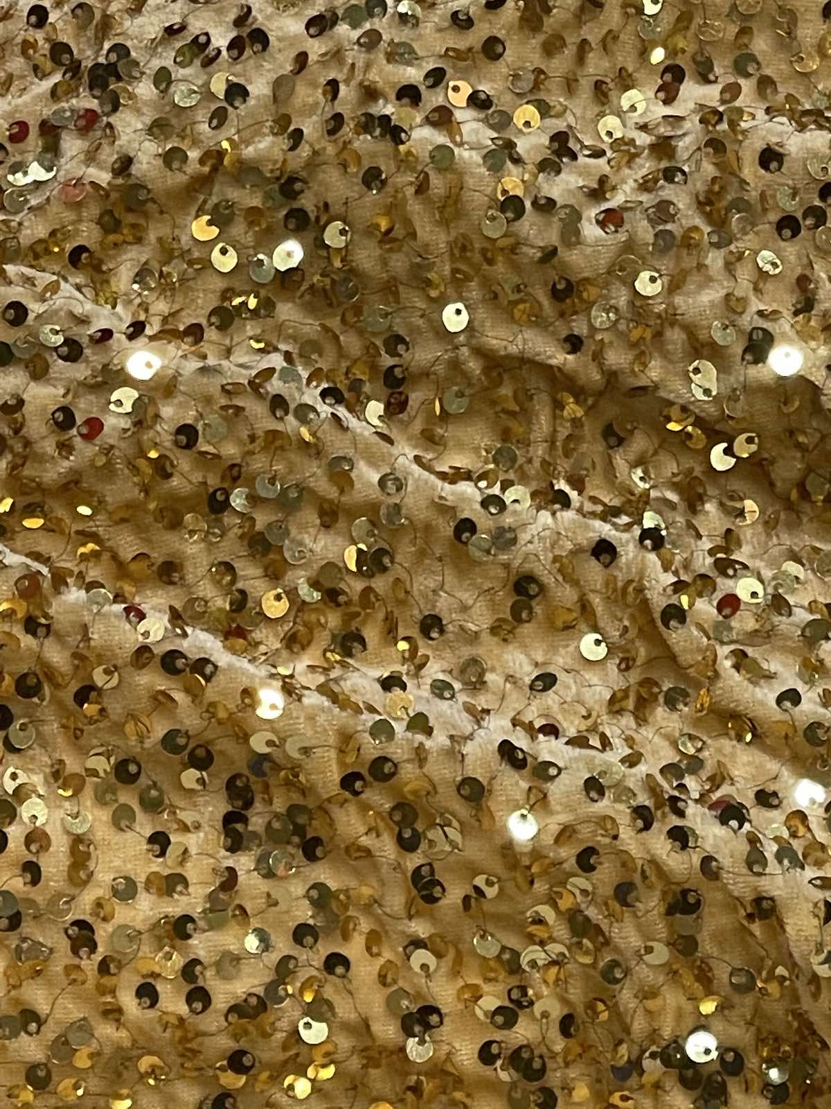 VELVET SEQUNCE FABRIC