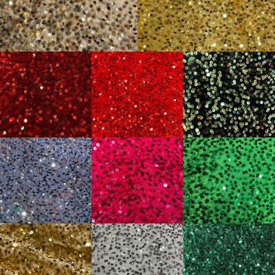 VELVET SEQUNCE FABRIC