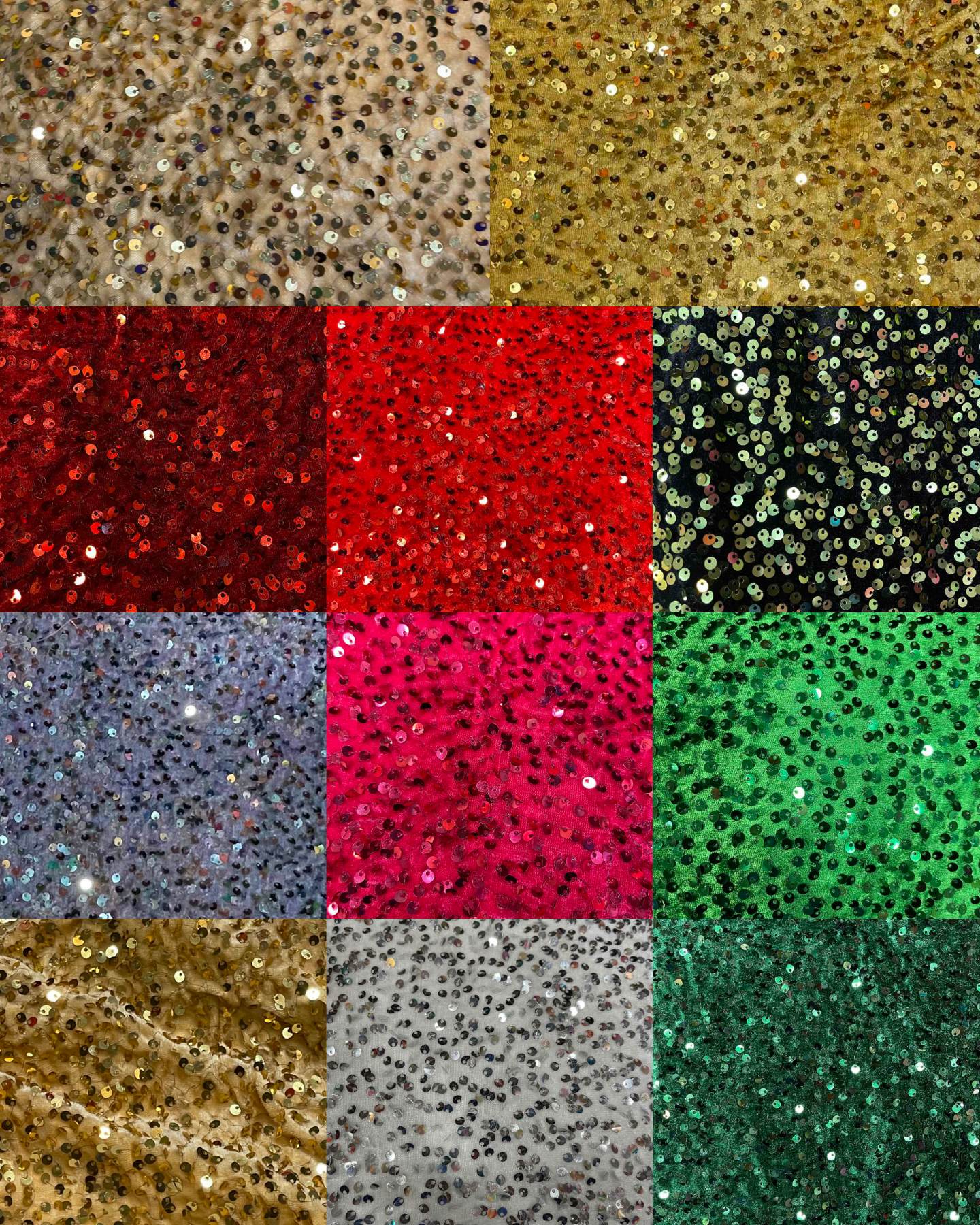 VELVET SEQUNCE FABRIC