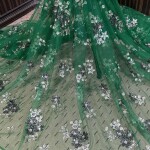 Net embroidery