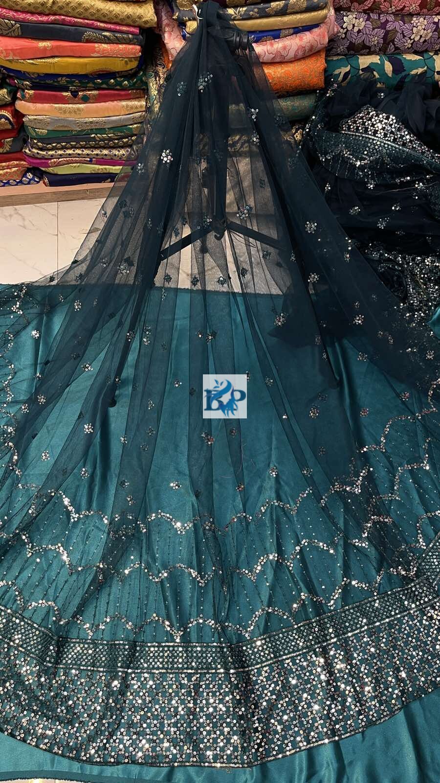 Lehanga Fabric Damman Work