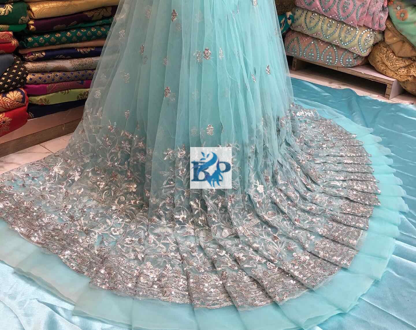 NET SILVER DAMAN FABRIC