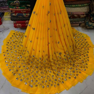 Georgette Bindi Daman Work