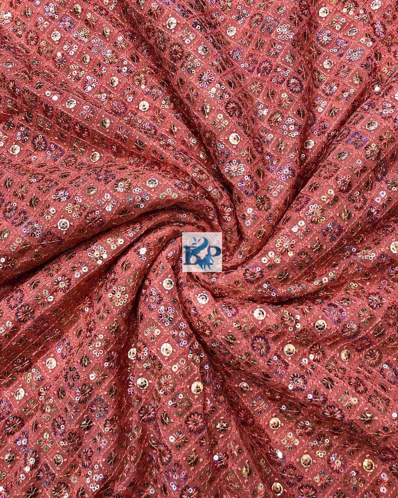 4 Sequence Georgette fabric