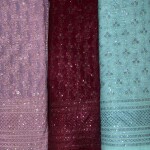 New jari lehenga pattern net fabric