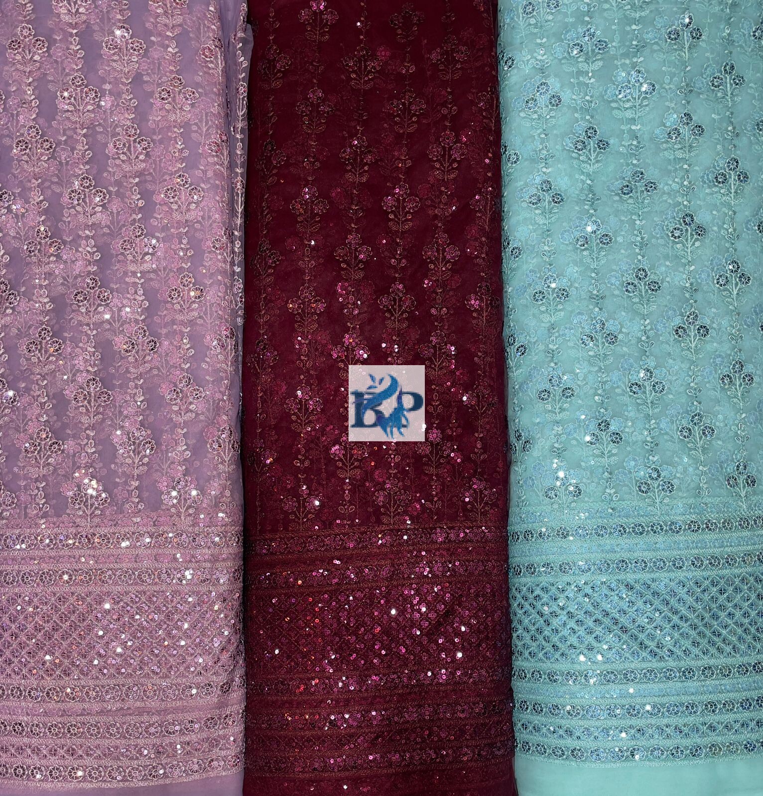 New jari lehenga pattern net fabric