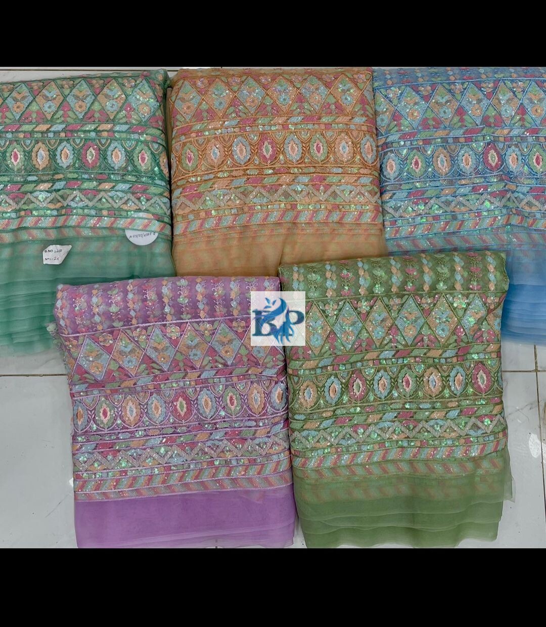 Multicolor Net Fabric