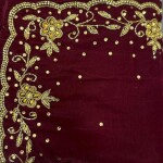 velvet embrodery shawl