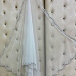 2 lining boder handwork dyable shawl