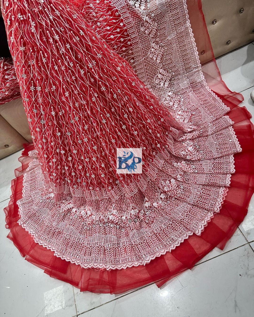 Chicken kadai net fabric